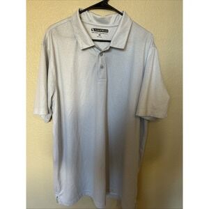 Pebble Beach DryLuxe Performance Golf Polo Men's XXL White with Pattern